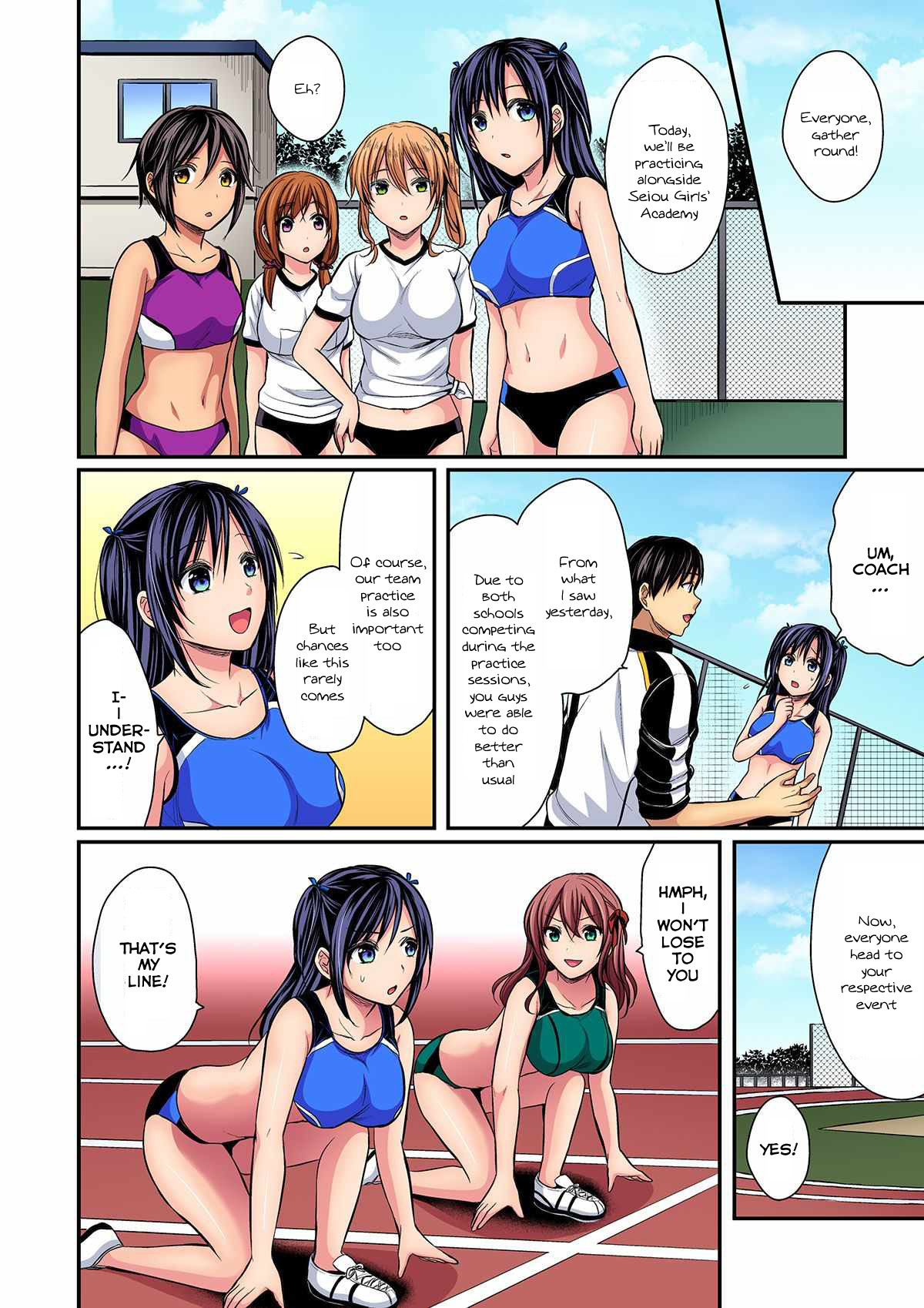 Hentai Manga Comic-Girls' Athletics Club Harem Training-Chapter 12-7